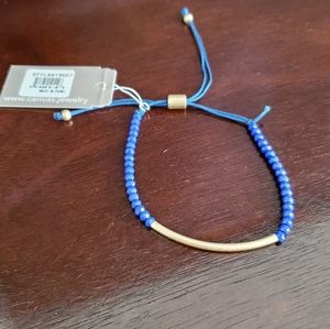 Canvas Jewelry Royal Blue beaded bracelet